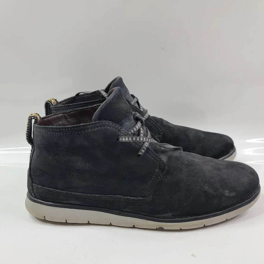 UGG‎ Men's Black Freamon 1094358 Suede Waterproof Ankle Chukka Boots Size 9